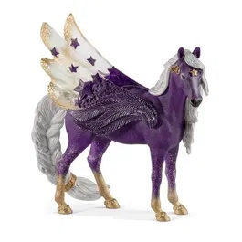 Schleich 70579 Figura de Yegua Pegaso Estrellado - Animal de Juguete de Fantasía para Coleccionar