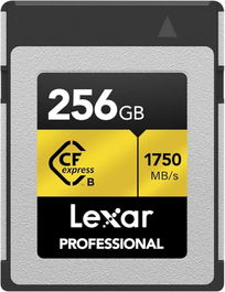 Lexar 256GB Professional CFexpress 4.0 Type-B Card, 3700MB/s Read, 3400MB/s Write, VPG 400 LCXEXD4256G-RNENG