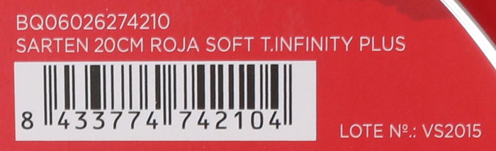 Quttin Sarten 20 cm Roja Soft T.Infinity Collection Antiadherente (6 Unidades) Quttin Sarten 20 cm Roja Soft T.Infinity Collection Antiadherente (6 Unidades)