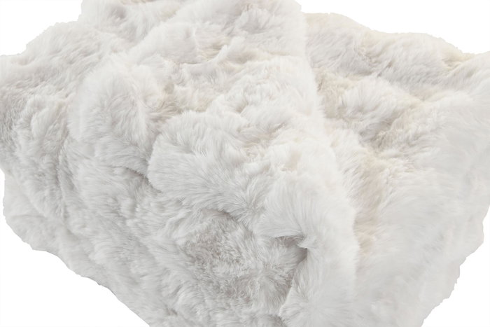DKD Home Decor Rabit fur april 25 a Manta Crudo 170 x 130 cm (2 Unidades) DKD Home Decor Rabit fur april 25 a Manta Crudo 170 x 130 cm (2 Unidades)