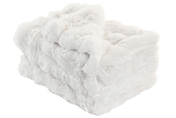 DKD Home Decor Rabit fur april 25 a Manta Crudo 170 x 130 cm (2 Unidades) DKD Home Decor Rabit fur april 25 a Manta Crudo 170 x 130 cm (2 Unidades)