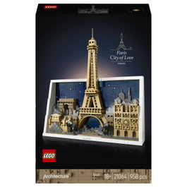 LEGO 21064 Architecture Paris Set de construcción, 958 piezas, 18+ años