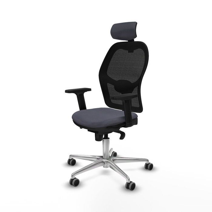 PIQUERAS Y CRESPO Silla de oficina Jorquera Gris oscuro y Negro PIQUERAS Y CRESPO Silla de oficina Jorquera Gris oscuro y Negro