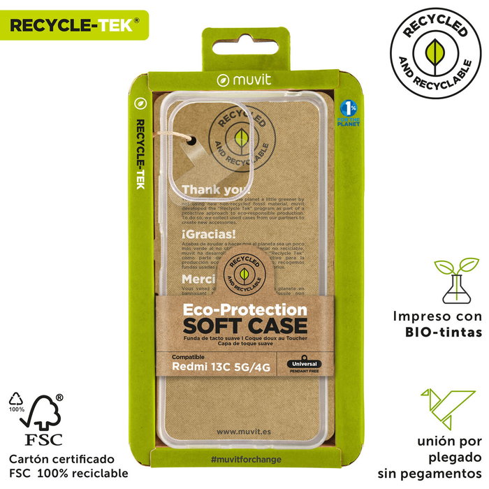 Funda para Móvil Muvit for Change Redmi 13C 5G/4G