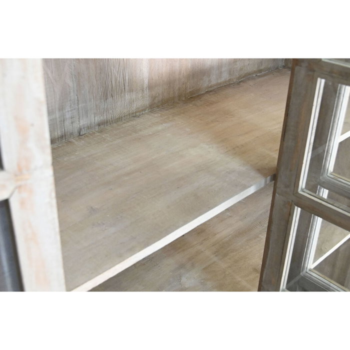 DKD Home Decor Vitrina India 1c25 Blanco 135 x 50 x 210 cm