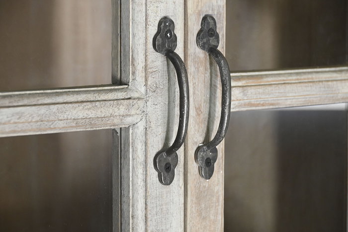 DKD Home Decor Vitrina India 1c25 Blanco 135 x 50 x 210 cm