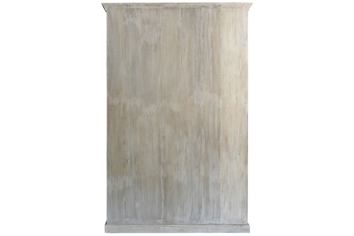 DKD Home Decor Vitrina India 1c25 Blanco 135 x 50 x 210 cm