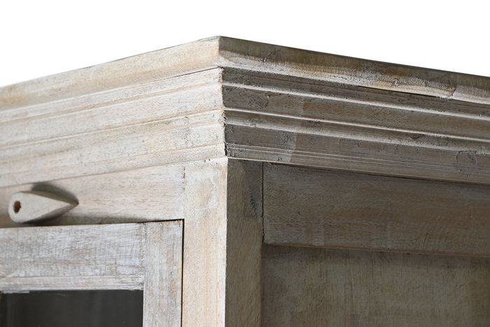 DKD Home Decor Vitrina India 1c25 Blanco 135 x 50 x 210 cm