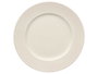 VESSIA Plato de Postre de Porcelana con Relieve de Rombos Blanco 20,5cm