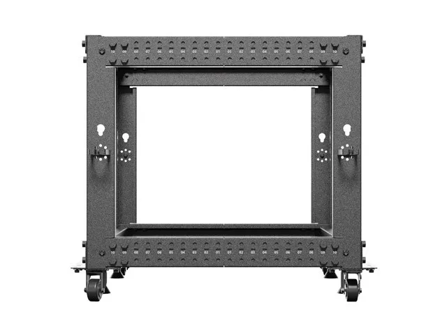 LANBERG Armario Rack Abierto 19 Pulgadas 9U Negro