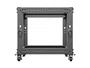 LANBERG Armario Rack Abierto 19 Pulgadas 9U Negro
