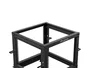 LANBERG Armario Rack Abierto 19 Pulgadas 9U Negro