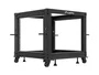 LANBERG Armario Rack Abierto 19 Pulgadas 9U Negro