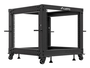 LANBERG Armario Rack Abierto 19 Pulgadas 9U Negro