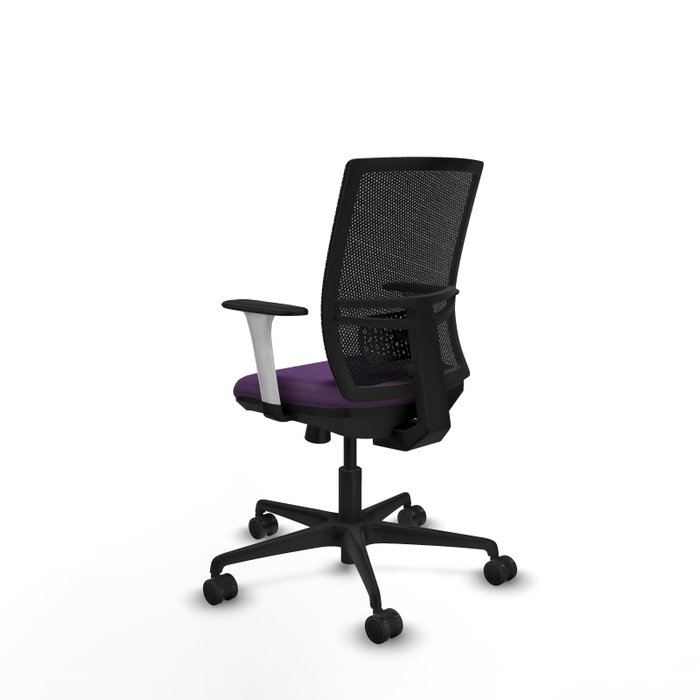 PIQUERAS Y CRESPO Silla de oficina Yunquera con mecanismo Sincro/Traslack, Morado y Negro PIQUERAS Y CRESPO Silla de oficina Yunquera con mecanismo Sincro/Traslack, Morado y Negro