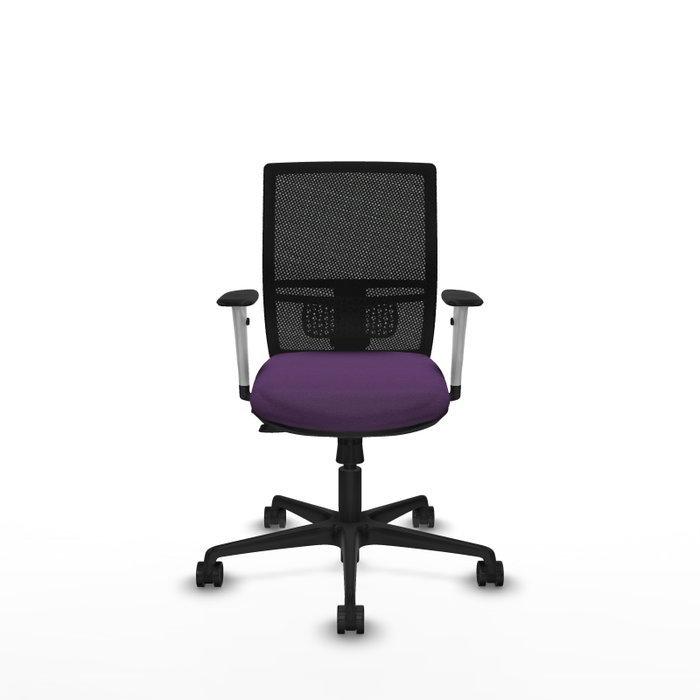 PIQUERAS Y CRESPO Silla de oficina Yunquera con mecanismo Sincro/Traslack, Morado y Negro PIQUERAS Y CRESPO Silla de oficina Yunquera con mecanismo Sincro/Traslack, Morado y Negro