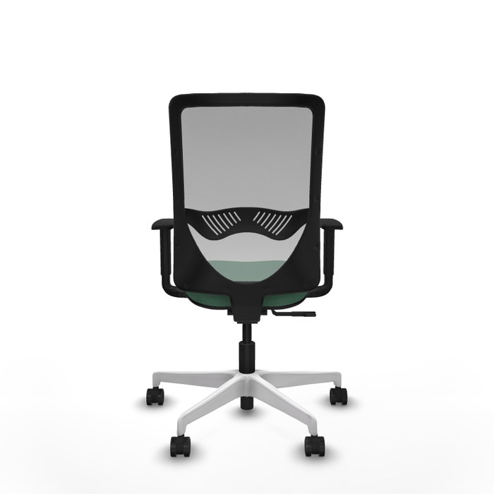 PIQUERAS Y CRESPO Silla de oficina Zulema Verde esmeralda y Gris PIQUERAS Y CRESPO Silla de oficina Zulema Verde esmeralda y Gris