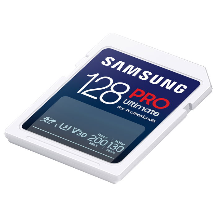 Samsung MB-SY128S 128GB Tarjeta MicroSDXC UHS-I U3 V30 Velocidad 200MB/s Lectura 130MB/s Escritura PRO Ultimate Retail Samsung MB-SY128S 128GB Tarjeta MicroSDXC UHS-I U3 V30 Velocidad 200MB/s Lectura 130MB/s Escritura PRO Ultimate Retail