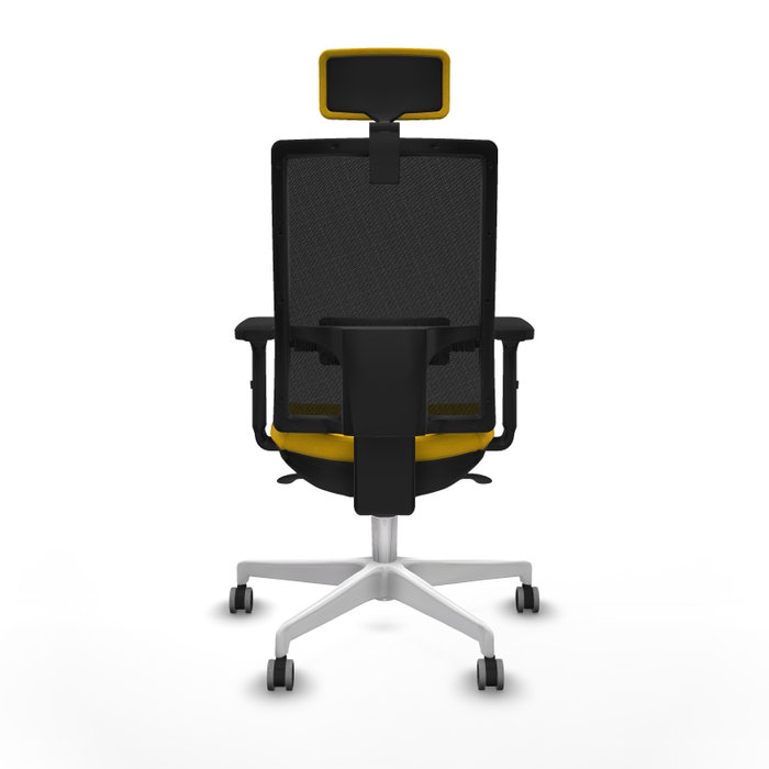PIQUERAS Y CRESPO Silla de oficina Horna con mecanismo Sincro, Amarillo y Negro PIQUERAS Y CRESPO Silla de oficina Horna con mecanismo Sincro, Amarillo y Negro