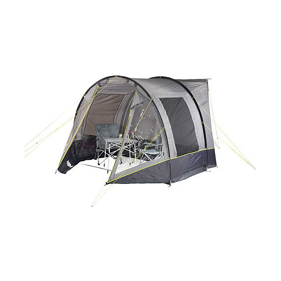 High Peak Avio 2.0 Tienda de Campaña de Grupo, Impermeable 4000 mm, 2 Ventanas con Mosquitera, Color Gris Lima, Referencia Busvorzelt