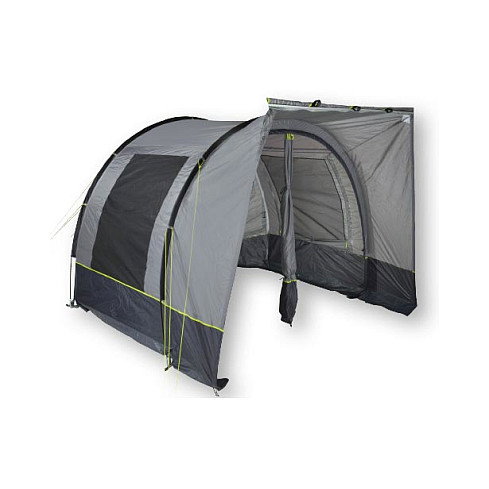 High Peak Avio 2.0 Tienda de Campaña de Grupo, Impermeable 4000 mm, 2 Ventanas con Mosquitera, Color Gris Lima, Referencia Busvorzelt