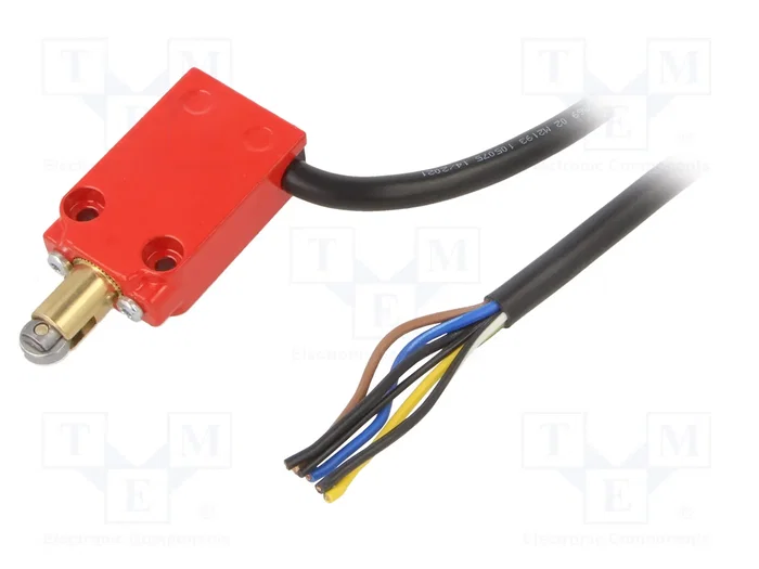 CROUZET Interruptor de fin de carrera con roldana metálica Ø10mm NO + NC CROUZET Interruptor de fin de carrera con roldana metálica Ø10mm NO + NC