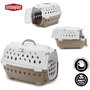 Stefanplast Transportin Plastico Chic Beige 50x34x34 cm (Set de 6)
