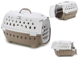 Stefanplast Transportin Plastico Chic Beige 50x34x34 cm (Set de 6)