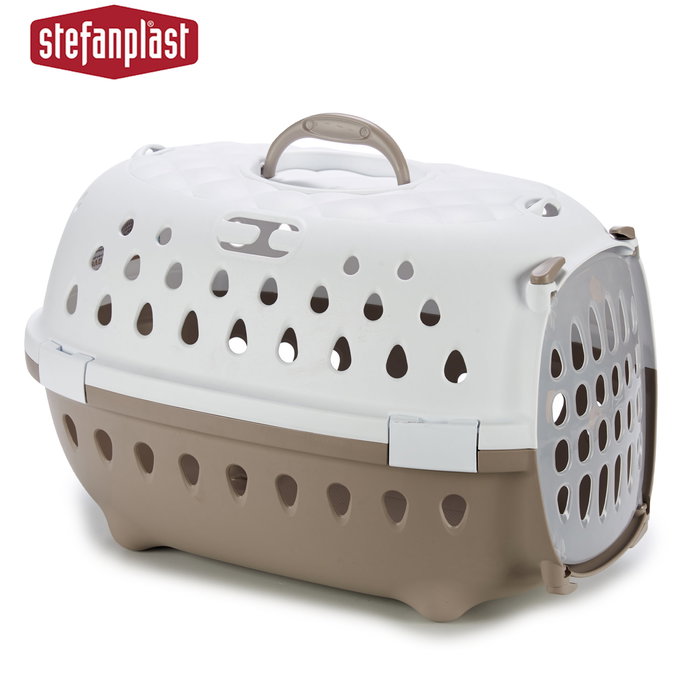 Stefanplast Transportin Plastico Chic Beige 50x34x34 cm (Set de 6)