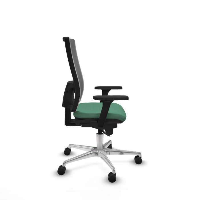 PIQUERAS Y CRESPO Silla de oficina Horna con Mecanismo Sincro, Verde esmeralda y Gris PIQUERAS Y CRESPO Silla de oficina Horna con Mecanismo Sincro, Verde esmeralda y Gris
