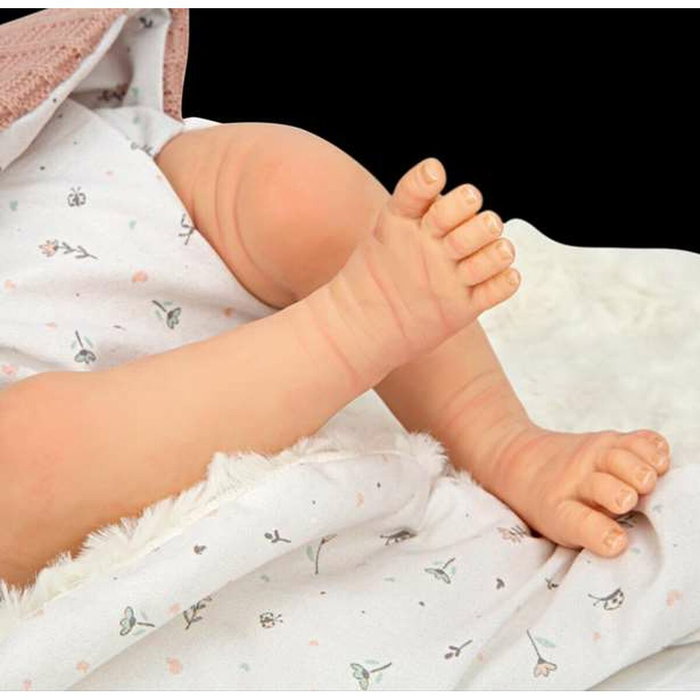 Muñecas Arias Muñeca Reborn Sandra Rosa con Manta de 40 cm Muñecas Arias Muñeca Reborn Sandra Rosa con Manta de 40 cm