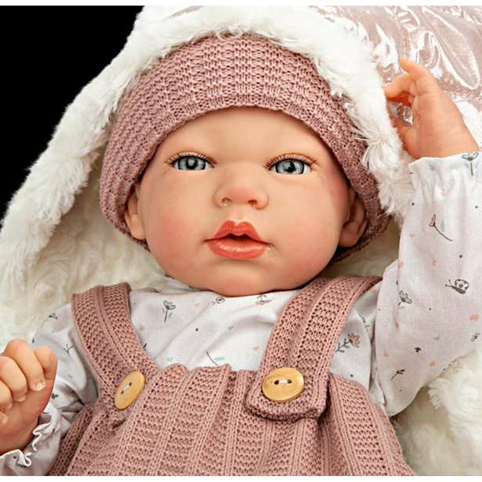 Muñecas Arias Muñeca Reborn Sandra Rosa con Manta de 40 cm Muñecas Arias Muñeca Reborn Sandra Rosa con Manta de 40 cm