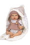 Muñecas Arias Muñeca Reborn Sandra 40 cm Cuerpo Blando con Manta Muñeca Bebé Juguete Español Ideal para Niños a partir de 3 años