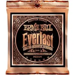 ERNIEBALL Juego Acústica Everlast 92/8 Phosphor Bz. Medium 13-56