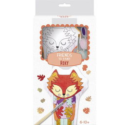 Set De Pintura Avenue Mandarine Animal De Tela Para Colorear Zorro (6-10 Años)