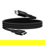 Belkin CAB015bt1MBK Cable USB-C a USB-C 1m (240W) Carga Rápida Doble Trenzado Negro
