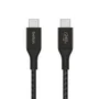 Belkin CAB015bt1MBK Cable USB-C a USB-C Negro 1m, 240W, USB 2.0 con Carga Rápida y Power Delivery 3.1