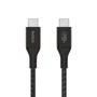Belkin CAB015bt1MBK Cable USB-C a USB-C Negro 1m, 240W, USB 2.0 con Carga Rápida y Power Delivery 3.1
