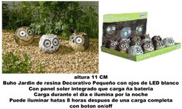 Baja Altuna Búho Decorativo Pequeño 11cm