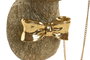 DKD Home Decor Escultura de Pared Liebre Dorado en Resina
