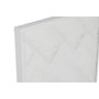 DKD Home Decor Set de 2 Cuadros Abeto MDF con Relieve Blanco 58,5x92,5 cm