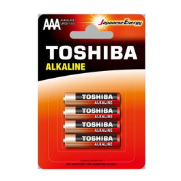Toshiba Pack de 4 pilas AAA Alcalinas 1,5V LR03GCA