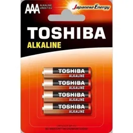 Toshiba Pack 4 Pilas AAA Alcalinas LR03 1.5V
