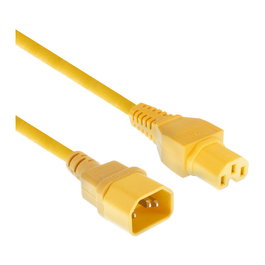 ACT Powercord C14 - C15 Amarillo 2.5 m