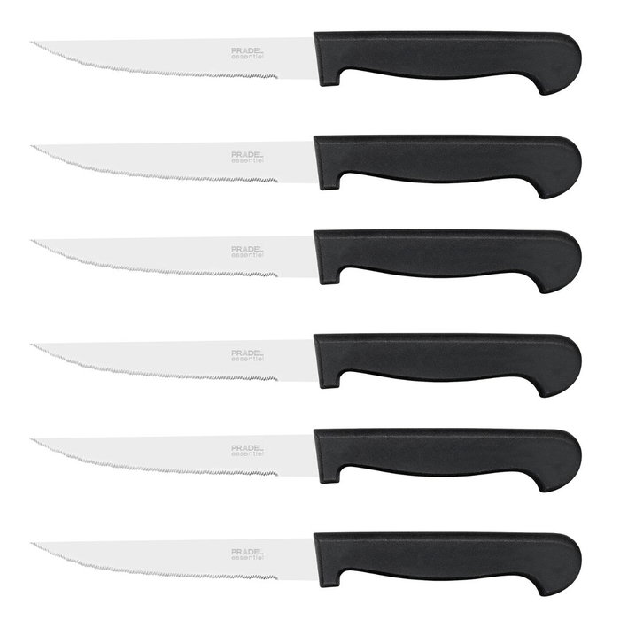 Set 6 Cuchillos Chuleteros Acero Inox Pp Pradel 1,0 mm Set 6 Cuchillos Chuleteros Acero Inox Pp Pradel 1,0 mm