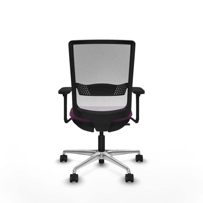 PIQUERAS Y CRESPO Silla de oficina Haches Morada y Blanca con mecanismo Sincro/Traslack PIQUERAS Y CRESPO Silla de oficina Haches Morada y Blanca con mecanismo Sincro/Traslack