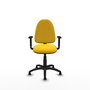 PIQUERAS Y CRESPO Silla de oficina Aýna Amarillo con Brazos 1D