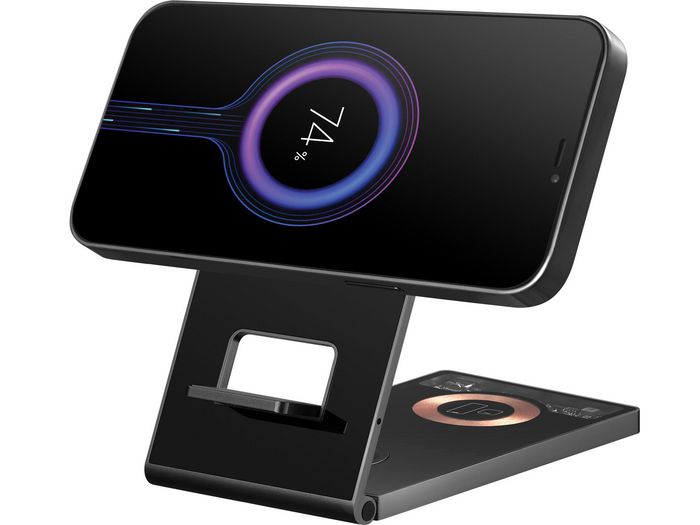 Sandberg Cargador Inalámbrico 3 en 1 para Smartphone, Airpods y Smartwatch con MagSafe Sandberg Cargador Inalámbrico 3 en 1 para Smartphone, Airpods y Smartwatch con MagSafe
