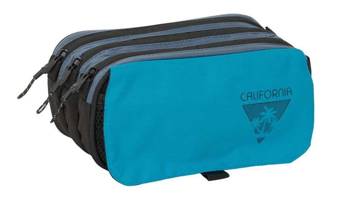 Portatodo BlackFit8 California Azul Negro 21,5 x 10 x 8 cm