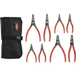 Knipex Juego de Alicates para Anillos de Retención con Estuche de 8 Piezas
